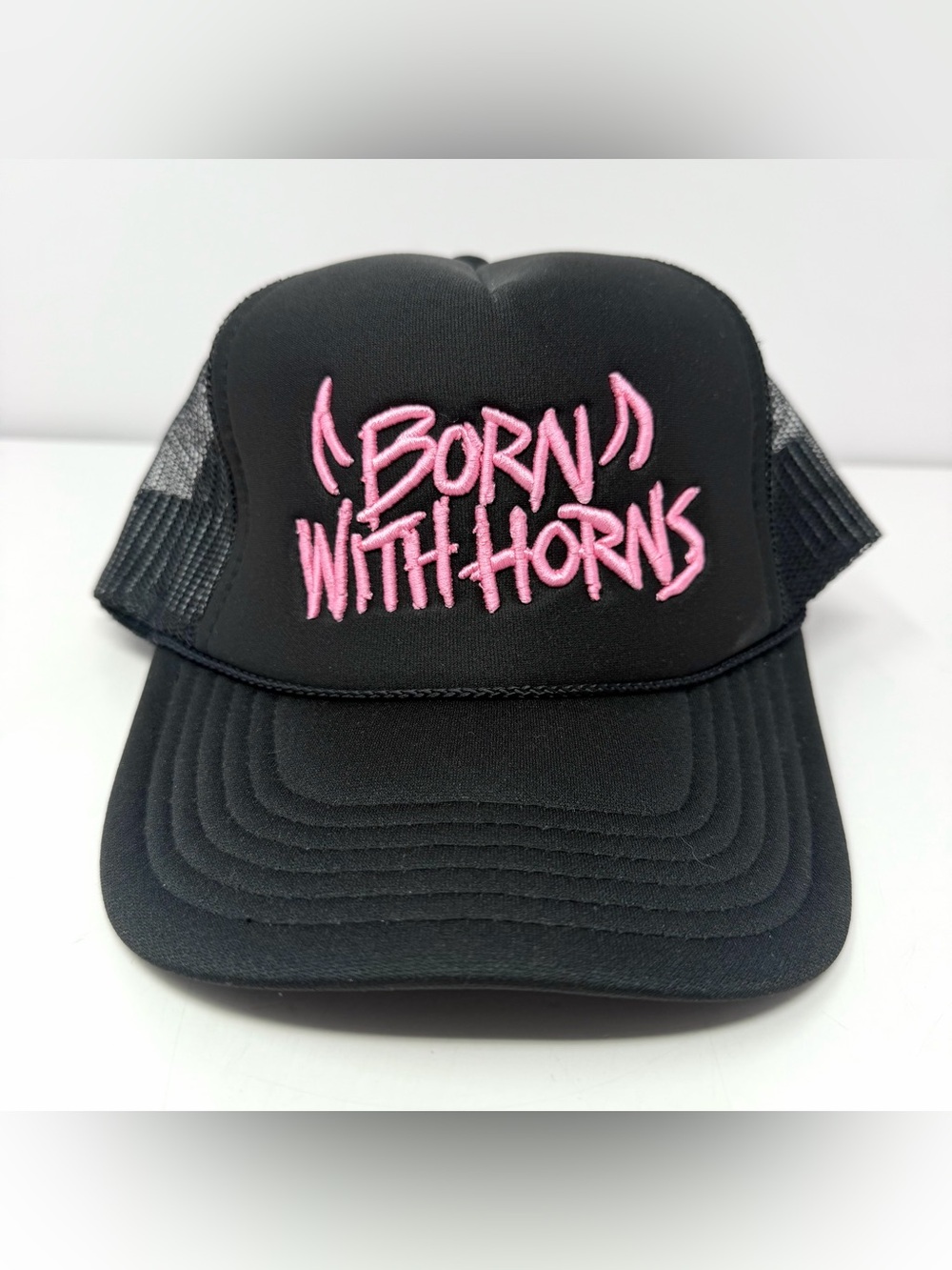 Machine Gun Kelly Born With Horns Trucker Hat Mainstream Sellout Tour 2022 EUC